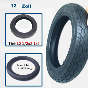 Battery Car Tires Electric Wheelchair Pneumatic Tires Thickened Rubber Tires 12 1/2 x 2 1/4 12.5x2.25 57-203