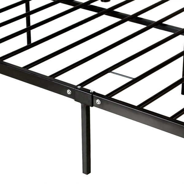  Bunk Bed with Oblique Ladder Black 