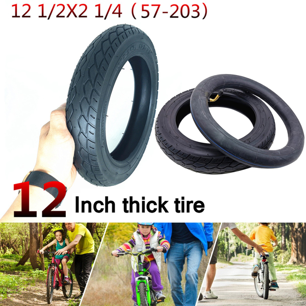 Battery Car Tires Electric Wheelchair Pneumatic Tires Thickened Rubber Tires 12 1/2 x 2 1/4 12.5x2.25 57-203