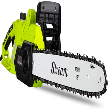 Electric Chainsaw, 1800W Chainsaw with 14-Inch (35cm) Guide Bar, Automatic Oiling, Lightweight Electric Saw Corded for Cutting Trees, 10m Power Cable, Tool-Free Chain Tensioning