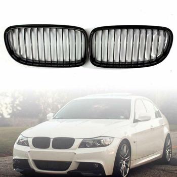 LEAVAN For BMW 09-12 3 Series E90 Front Kidney Grille Gloss Black