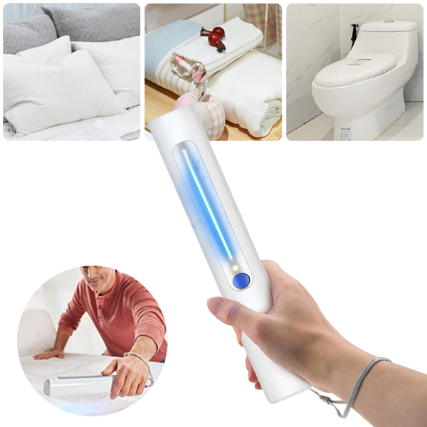 USB LED Sterilize Light Handheld Lamp Home Disinfection US