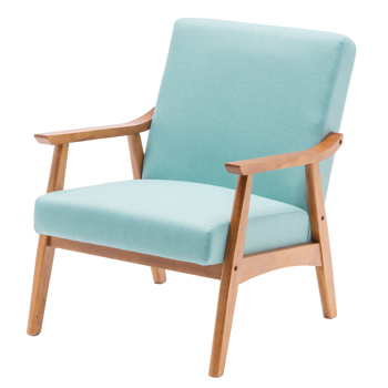 FCH Single Seat C Backrest Without Buckle Fabric Simple Indoor Leisure Chair  Mint Green