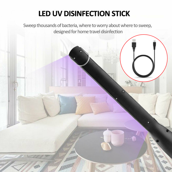 USB Efficient Sterilize Light Germicidal Lamp Home Handheld Disinfection