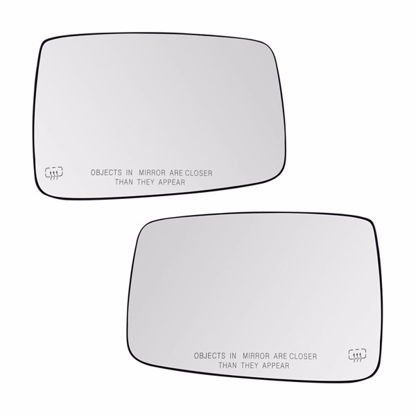 LEAVAN a pair of Mirror Glass Heated Power W/Backing Plate for Dodge Ram 1500 2500