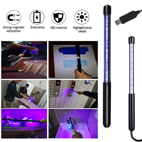 USB Efficient Sterilize Light Germicidal Lamp Home Handheld Disinfection