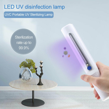 USB LED Sterilize <b style=\\'color:red\\'>Light</b> Handheld Lamp Home Disinfection US