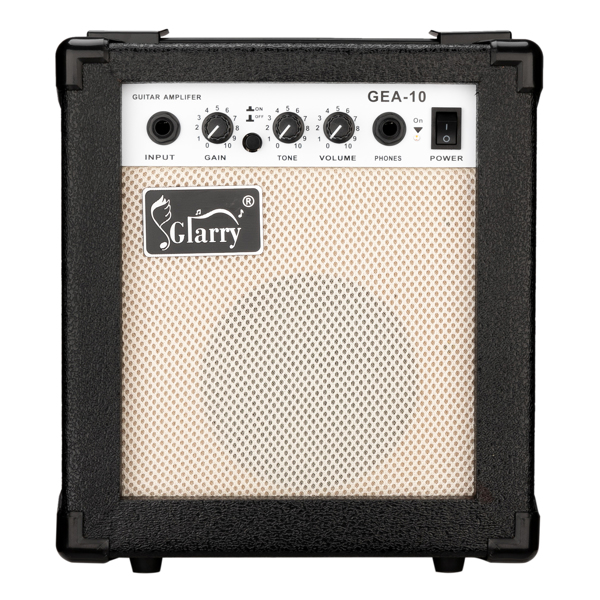 [Do Not Sell on Amazon] Glarry 10W GEA-10 Electric Guitar Folk guitars Amplifier Black