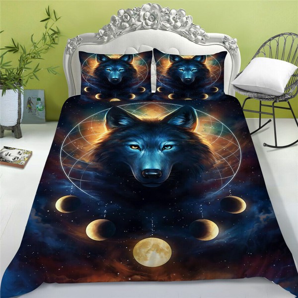 Duvet Covers Fashionable Bedding Cover Suit Home Textiles Sunwolf Printed Unique Design Quilt Covers Twin