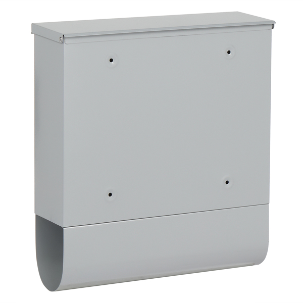 Durable Stainless Steel Mailbox Silver