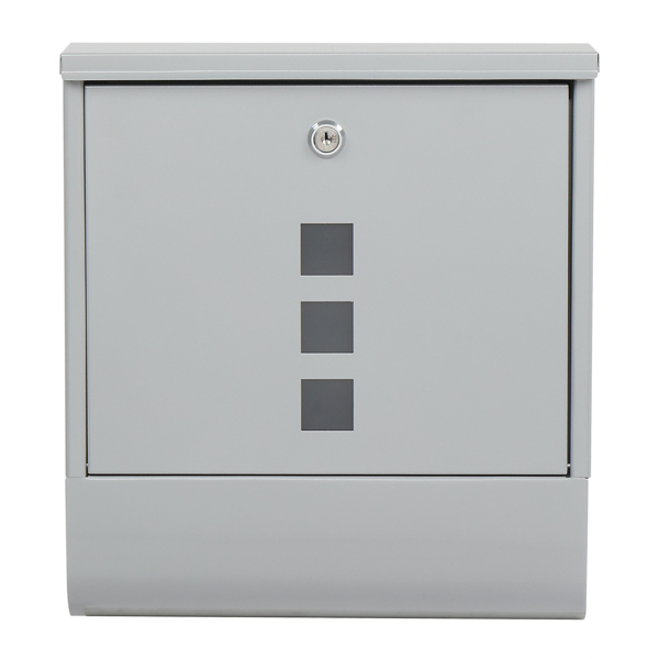 Durable Stainless Steel Mailbox Silver