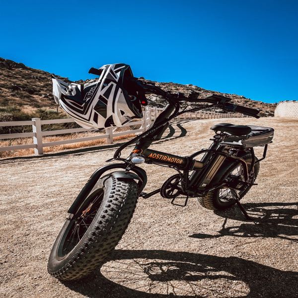 AOSTIRMOTOR A20 e bike bicycle luggage aluminum alloy rear rack for fat tire ebike 