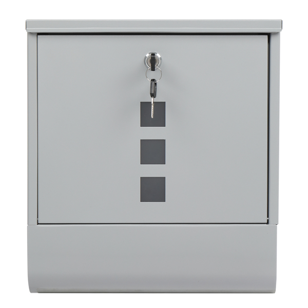 Durable Stainless Steel Mailbox Silver