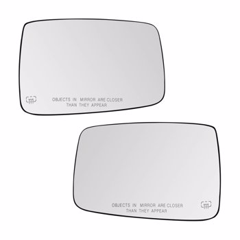 LEAVAN a pair of Mirror Glass Heated Power W/Backing Plate for Dodge Ram 1500 2500