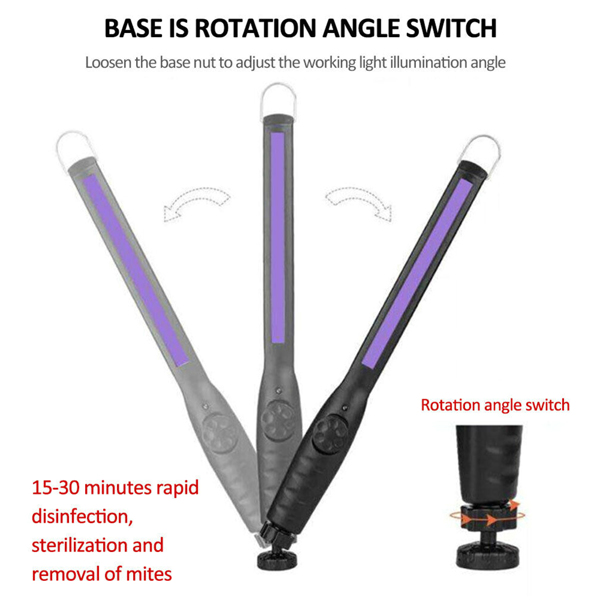 USB Efficient Sterilize Light Germicidal Lamp Home Handheld Disinfection