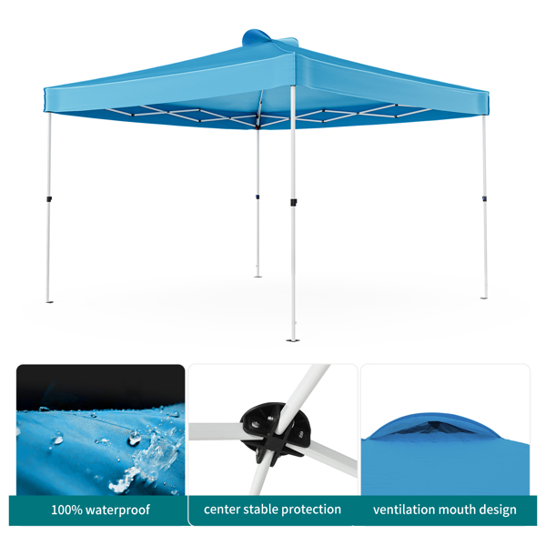 JOINATRE 10 x 10 FT Pop Up Canopy, Easy Set Up Outdoor Canopy Tent, Instant Folding Ez Up Canopy Commercial Gazebo Shelter, Air Vents, UV Protection with Carry Bag for Patio Party Camping
