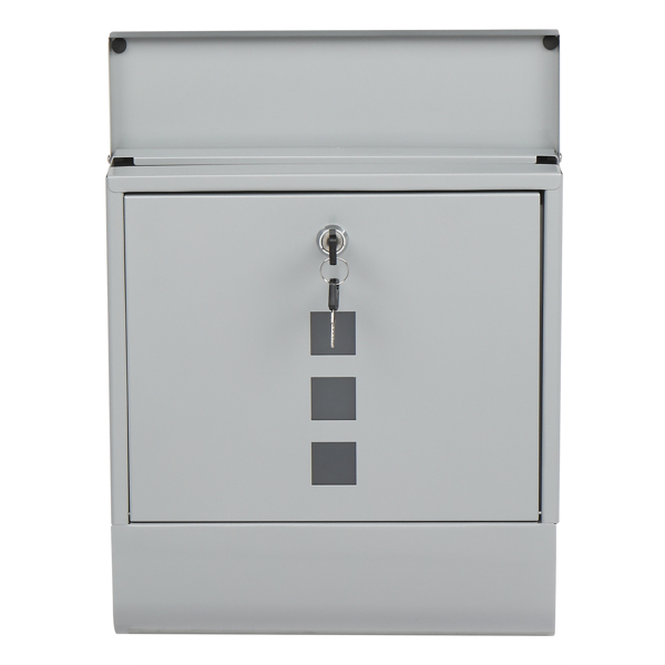 Durable Stainless Steel Mailbox Silver