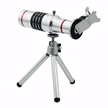 18X Zoom HD Monocular Telescope With Tripod Stand Kit For Cell Phone