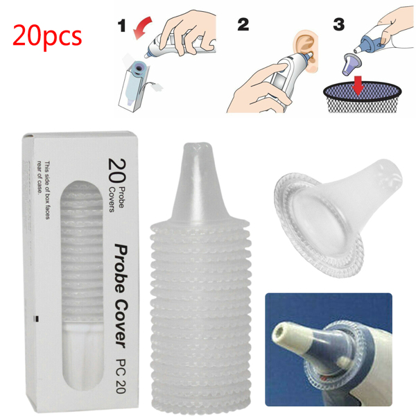 For Braun Thermometers LF20 Replacement Lens Filter Probe Covers Caps