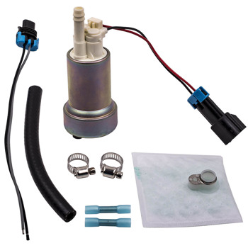Electric Fuel Pump Assembly w/ Install Kit for E85 750HP+ 450LPH 12V F90000267 F9000262