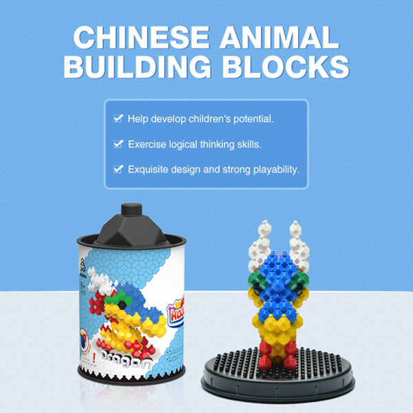 KADELE Animals Toy Building Sets，Extremely Creative and Challenging STEM Building Toys,Educational Toys for Boys and Girls Ages 8 and Up(79 Pieces)