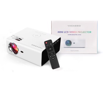 VACASSO Mini Projector for Outdoor Movie 1080P & 200\\" Displaying Supported 4000 Lumen Brand New 