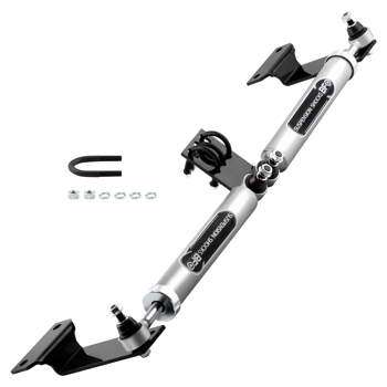 Dual Steering Stabilizer for Ford F250 350 Super Duty 4WD 2000-05 Ford Excursion