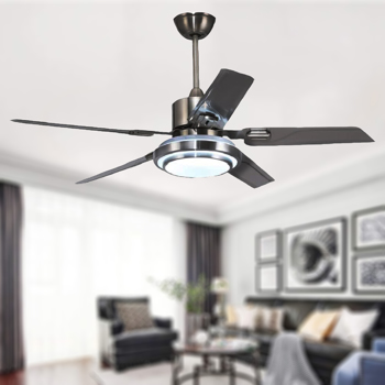 52 inch ceiling fan with light, Indoor Ceiling Fan Light Fixtures With Remote Control, Outdoor Ceiling Fans For Patios With Light (5-Blades)