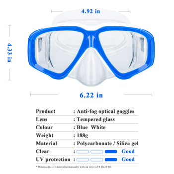Summer swimming goggles/adult diving goggles with nasal mask swimming protection diving mask