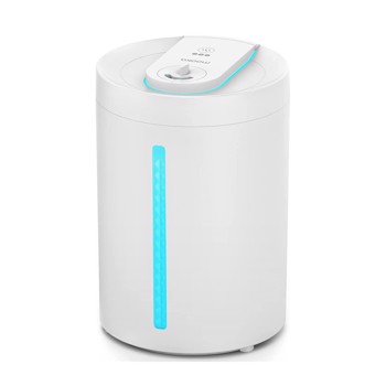 MOOKA Humidifiers, Top Fill Cool Mist Humidifier for Bedroom Large Room Baby Home, Quiet Ultrasonic, Essential Oil Diffuser, UHM-JS02 4L, white