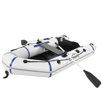 7.5ft PVC 180kg Water Adult Assault Boat Off-White