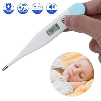 50pcs Electronic Digital Fahrenheit Thermometer ℉ LCD Oral Baby Kids Adult Body Safe