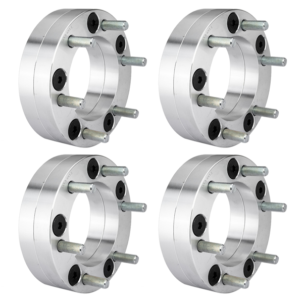 4PCS 5x5.5 To 6x5.5 | 5 To 6 Lug | 2" Thick Wheel Spacers Adapters For Ram 1500