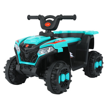 6V Ride On ATV, 4-Wheeled Beach Ride on Car, Battery Powered Kids ATV, Forward/ Reverse Switc