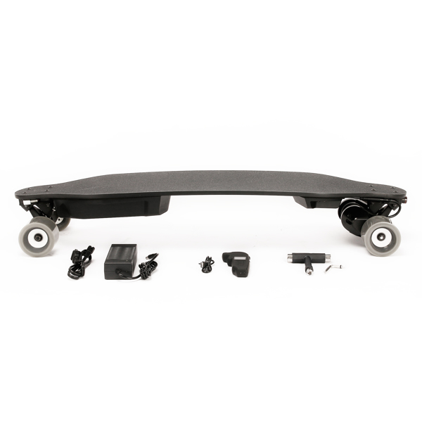 FAST & FURIOUS Electric Skateboard 600W dual belt motors with remote control top speed 25MPH, 19 miles range longboard can carry 330 pounds for adults and youth elecreic skateboard