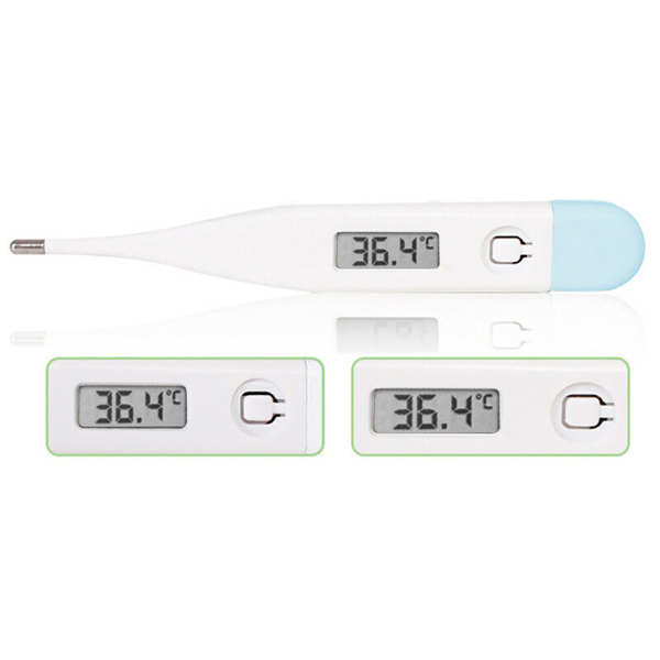 10Pcs Digital LCD Thermometer Medical Baby Adult Body Mouth Temperature Randomly ℃