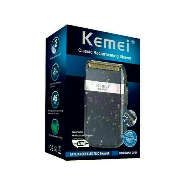 KEMEI Rechargeable Men's Electric Shaver Trimmer Razor Hair Beard USB Shaving