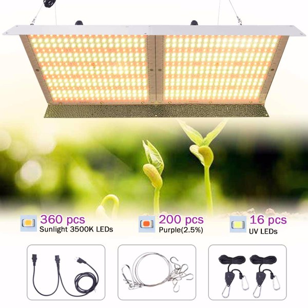 4000W LED Grow Light Full Spectrum VEG & Bloom Dual Switch For Indoor Plants 