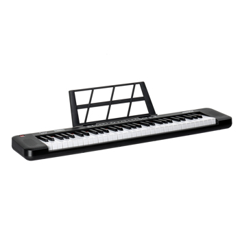 [Do Not Sell on Amazon]  Glarry GEP-109 61 Key Lighting Keyboard with Piano Stand, Piano Bench, Built In Speakers, Headphone, Microphone, Music Rest, LED Screen, 3 Teaching Modes for Beginners