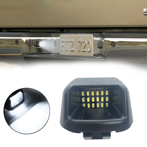 2Pcs 18 LED License Plate Light Lamp For Nissan Navara D40 Frontier 2006-2019 US