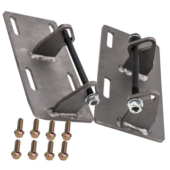 Motor Swap Mount Brackets Adapter Plates Kit Pair for C10 LS Engine LS1 LS2 LQ4