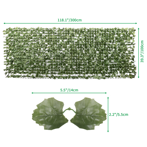 Simulation Fence 1m * 3m Maple Leaf Fence (952 Leaves)