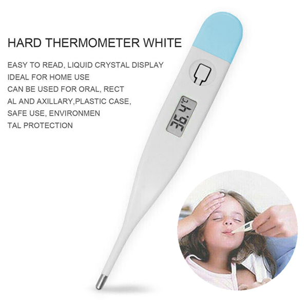 10Pcs Digital LCD Thermometer Medical Baby Adult Body Mouth Temperature Randomly ℃