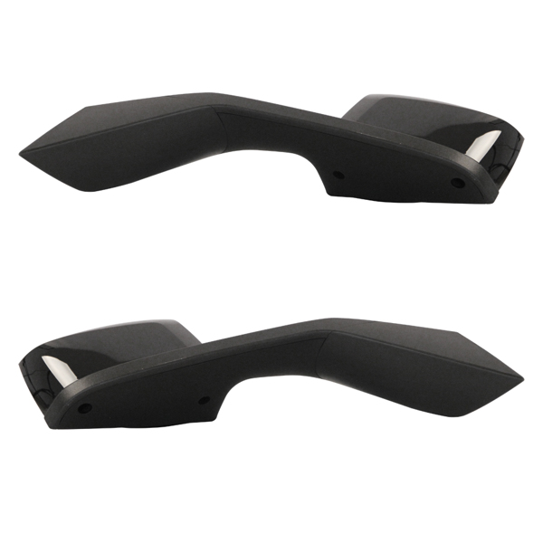 LEAVAN Black Hood Mirrors Pair For Volvo VNL 2004-2017 Truck Left and Right Side