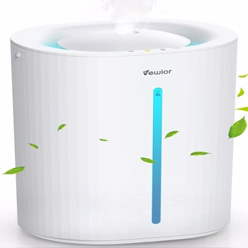 Humidifier for Bedroom Large Room - VEWIOR Top Fill Cool Mist Humidifiers for Baby Nursery, Plants, Home, 6.5L Ultrasonic Humidifier Diffuser No Leak, Easy to Clean, Super Quiet, Auto Shut Off