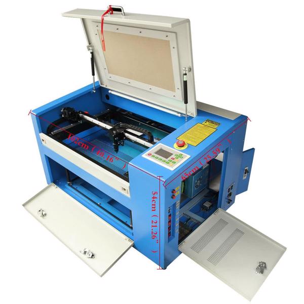 Yonntech 50w Laser Cutter CO2 30x50cm Laser Engraver Cutter Engraving Cutting Machine 220V