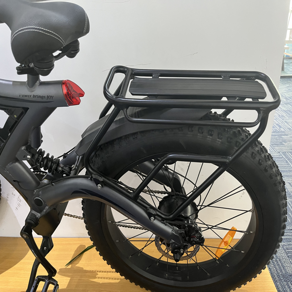 AOSTIRMOTOR S18 e bike bicycle luggage aluminum alloy rear rack for fat tire ebike 