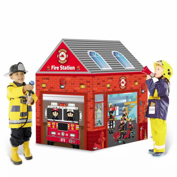 Tent for Kids, Firemen Play Tent, Kids Tent Indoor, Indoor Outdoor Children\\'s Play Tent