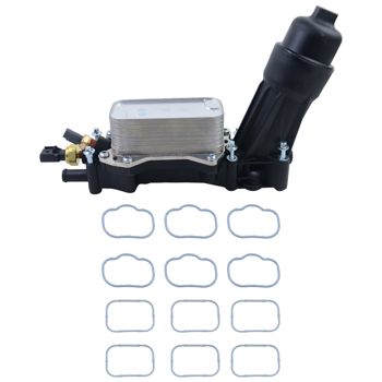 Oil Filter Adapter Housing & Seals For 14-17 Chrysler Dodge Jeep Ram 3.6L 68105583AF 