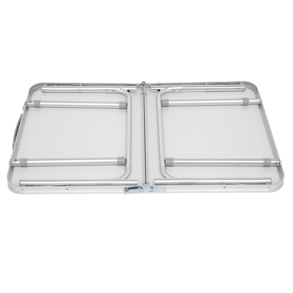 90 x 60 x 70cm Home Use Aluminum Alloy Folding Table White 